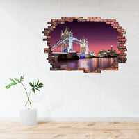 3D  KITÖRT FAL FALMATRICA A HÍD