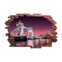 3D  KITÖRT FAL FALMATRICA A HÍD