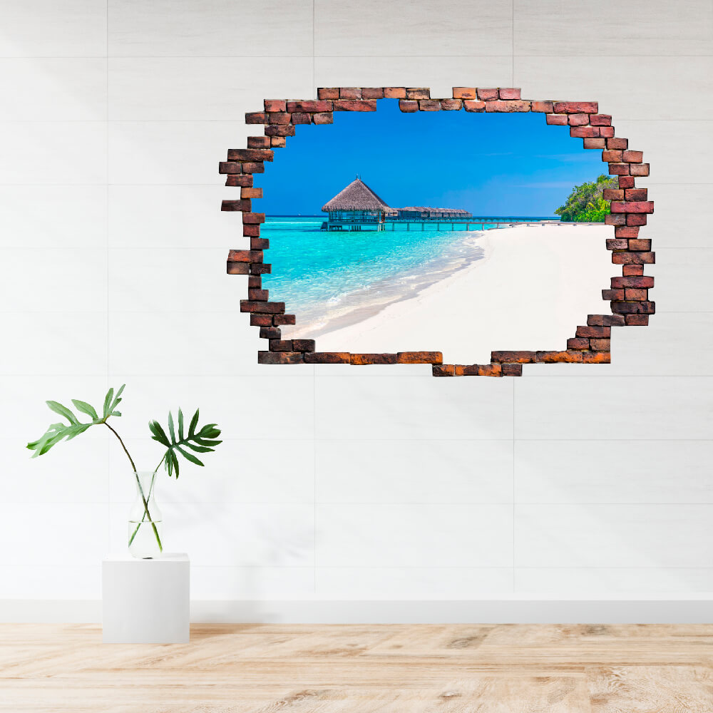 3D KITÖRT FAL FALMATRICA HAWAII SZIGETÉN