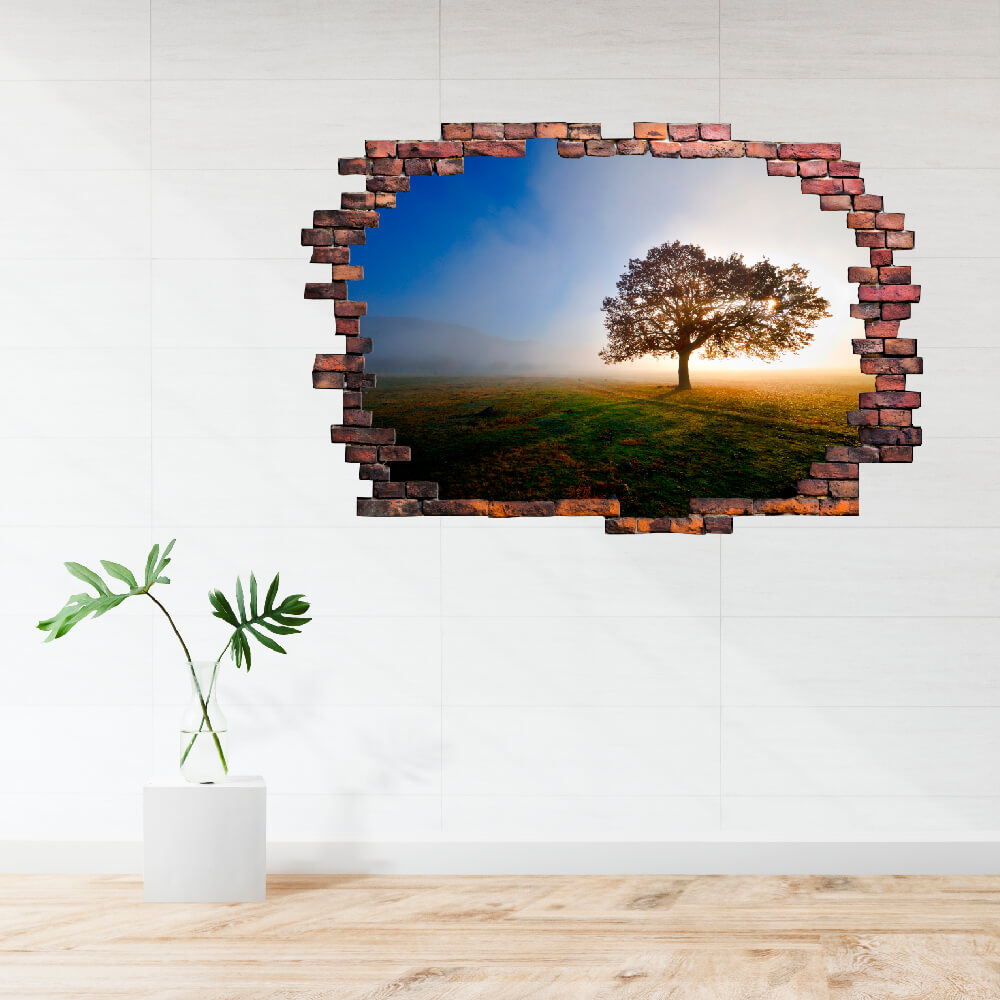 3D KITÖRT FAL FALMATRICA TÖLGY