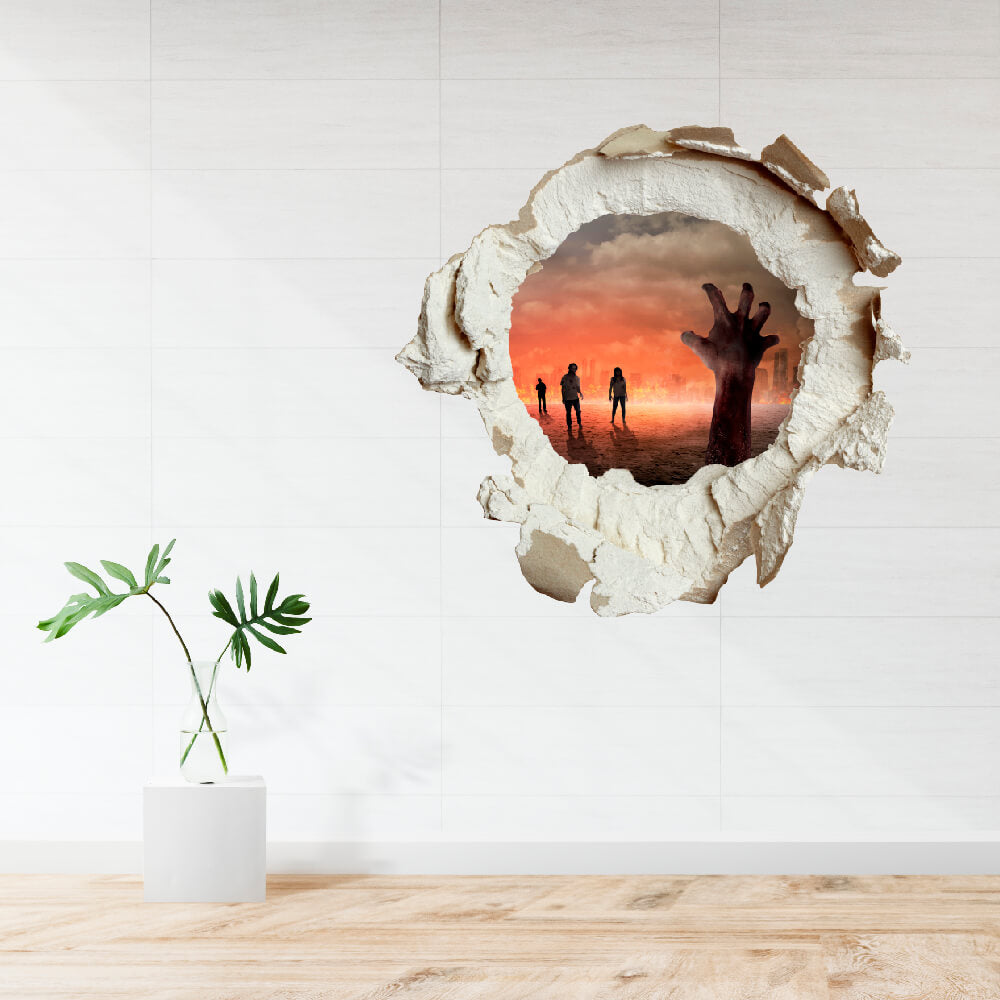 3D KITÖRT FAL FALMATRICA VILÁGVÉGE