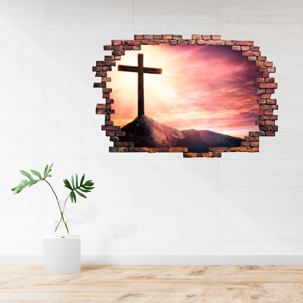 3D KITÖRT FAL FALMATRICA KERESZT