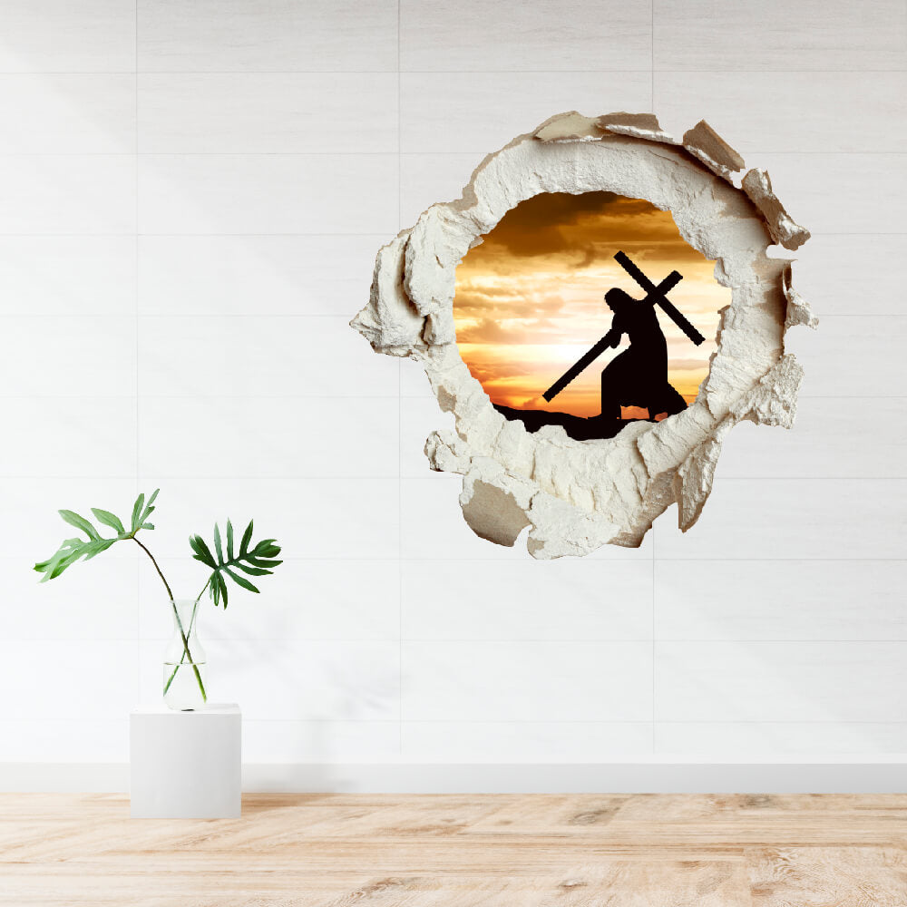 3D KITÖRT FAL FALMATRICA JESUS