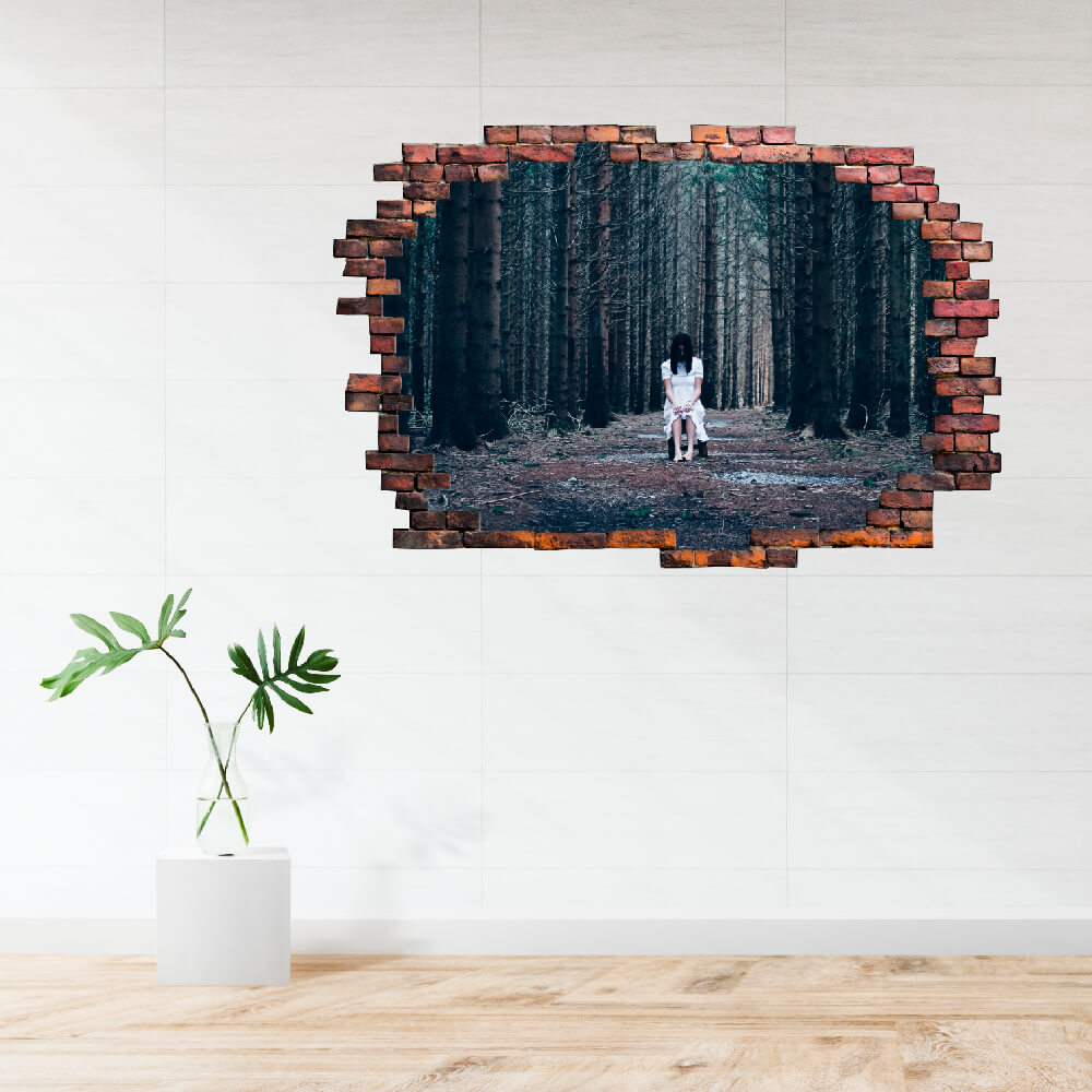 3D KITÖRT FAL FALMATRICA KÍSÉRTETEK