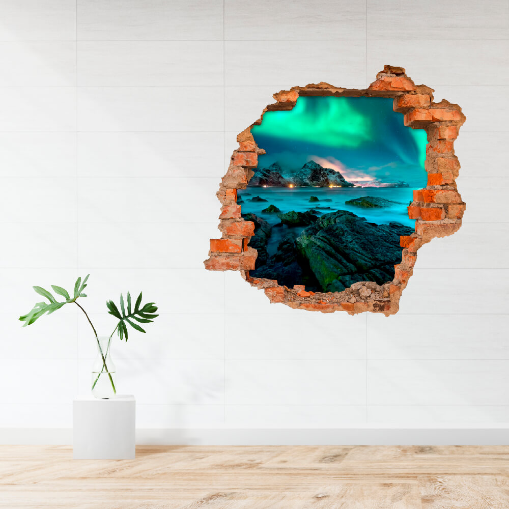 3D KITÖRT FAL FALMATRICA SARKI FÉNY