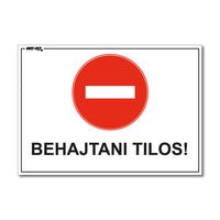 BEHAJTANI TILOS