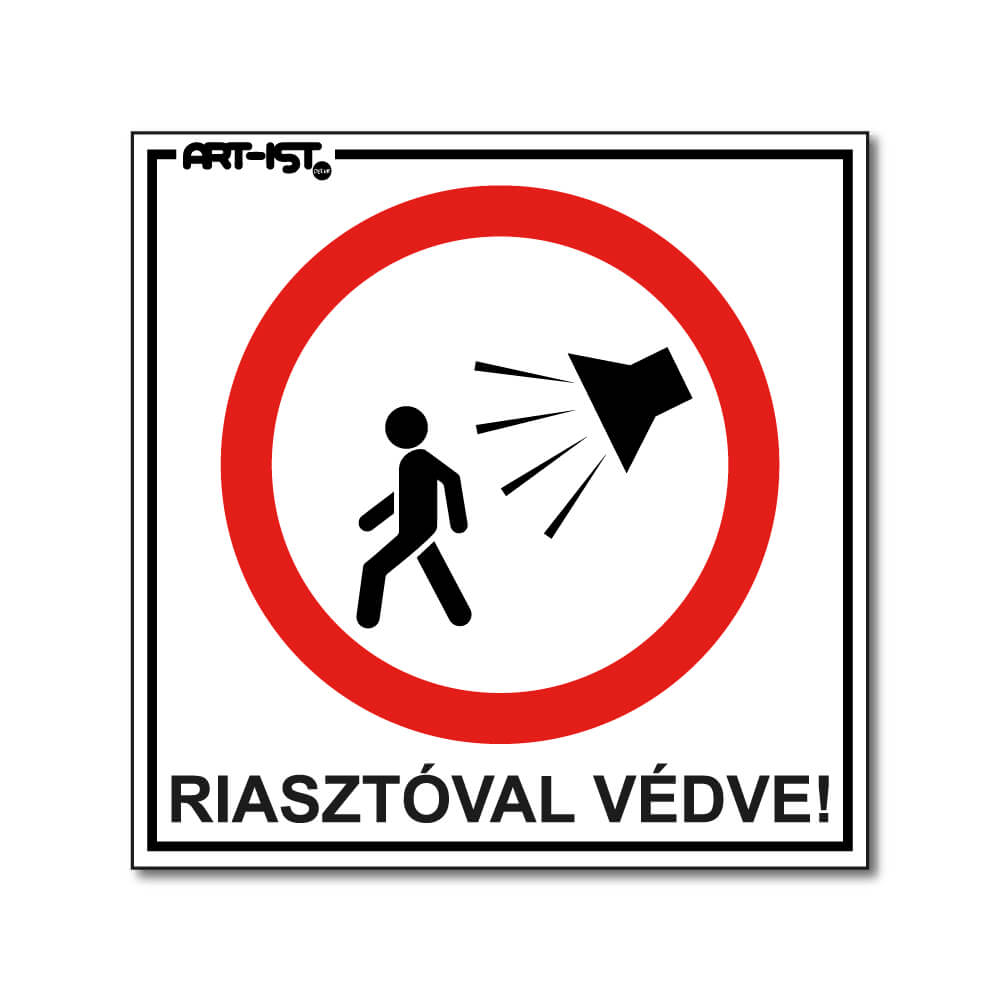 RIASZTÓVAL VÉDVE (8x8 Matrica)