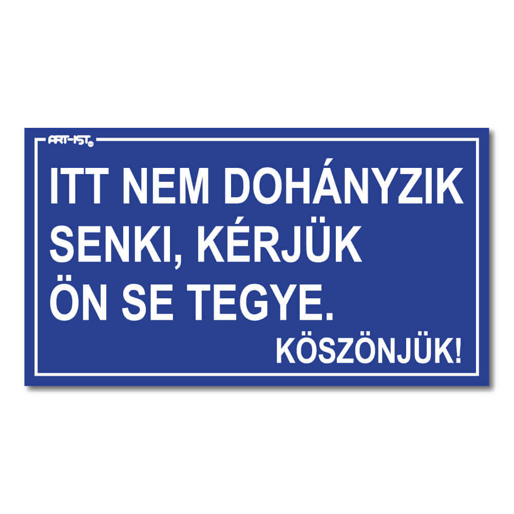 ITT NEM DOHÁNYZIK