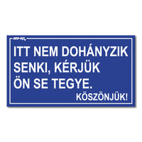 ITT NEM DOHÁNYZIK