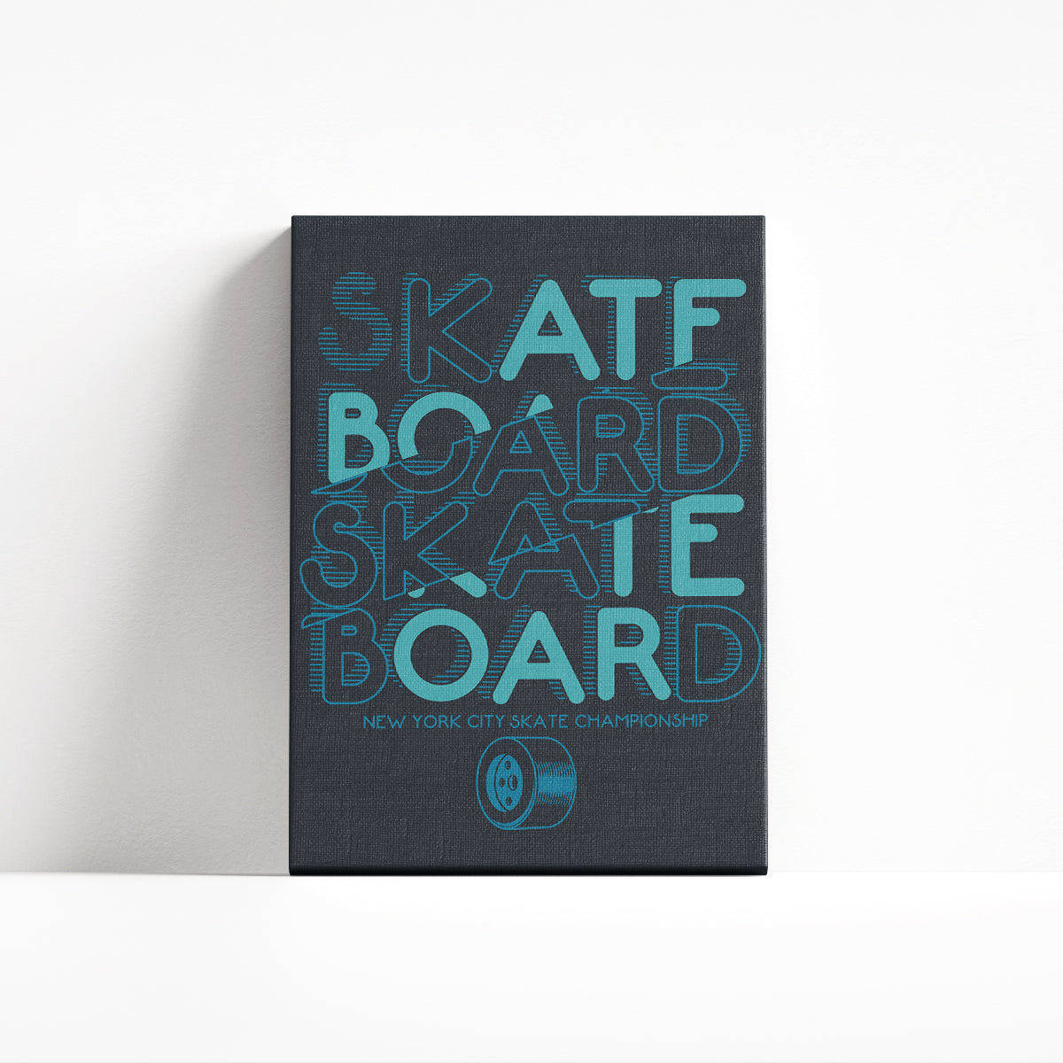 Skateboard falikép