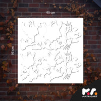Halloweeni matricaszett  - Szellemek