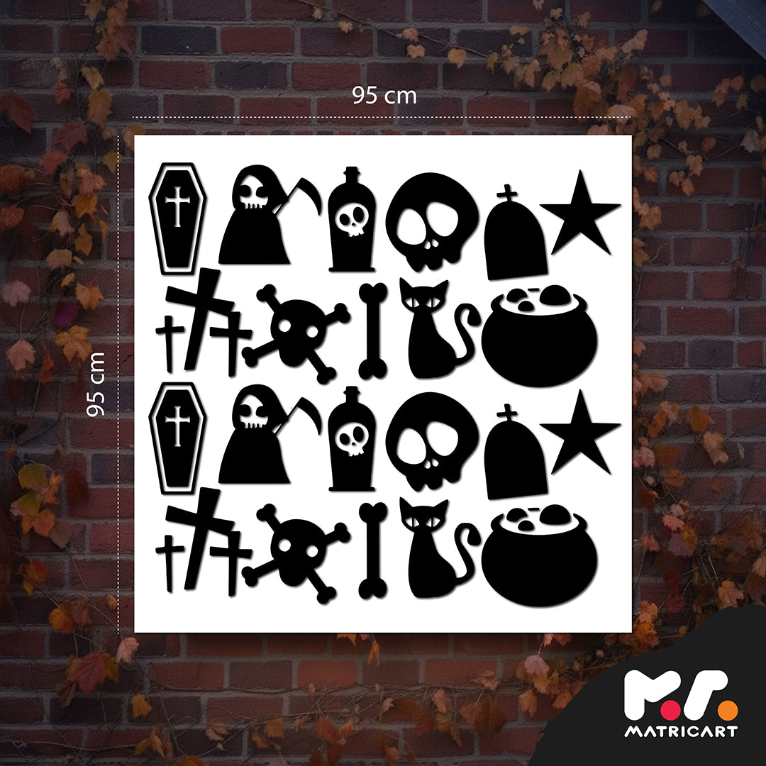 Halloweeni matricaszett