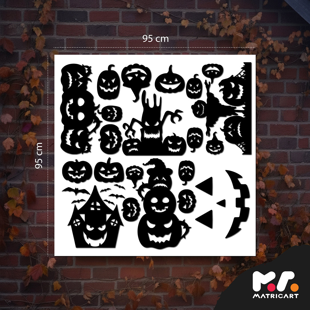 Halloweeni matricaszett  - Tökök