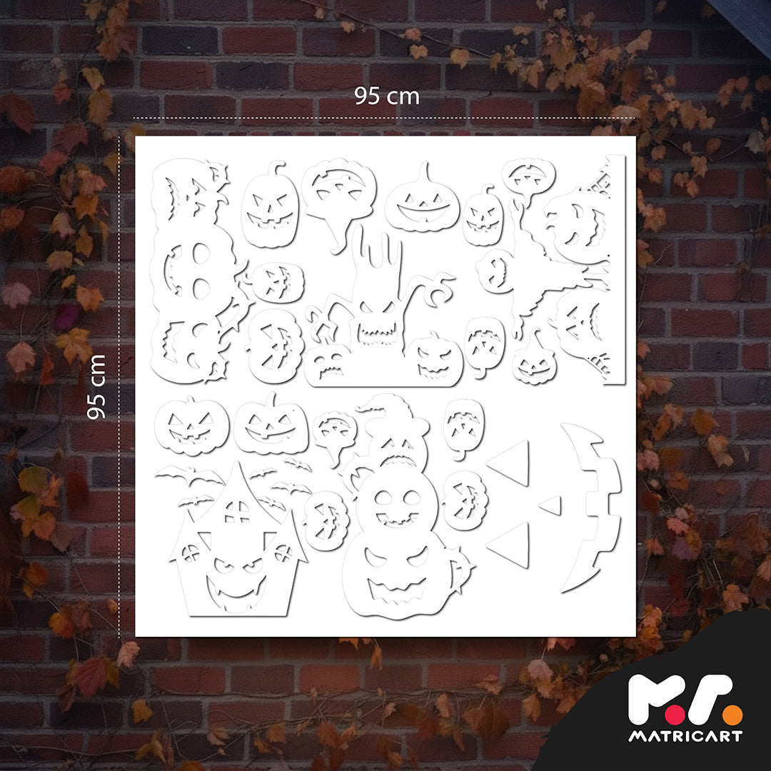Halloweeni matricaszett  - Tökök