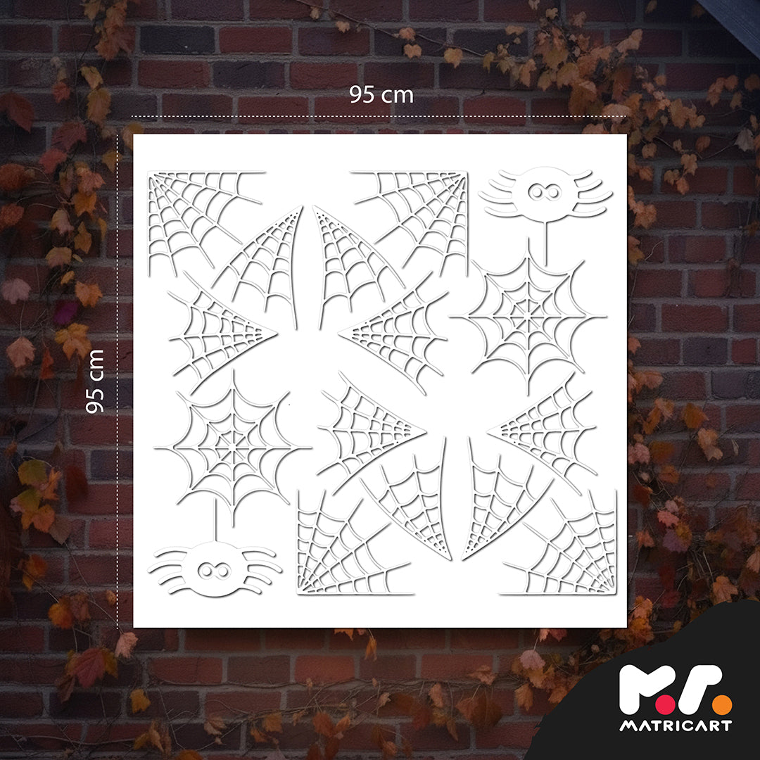 Halloweeni matricaszett  - Pókhálók