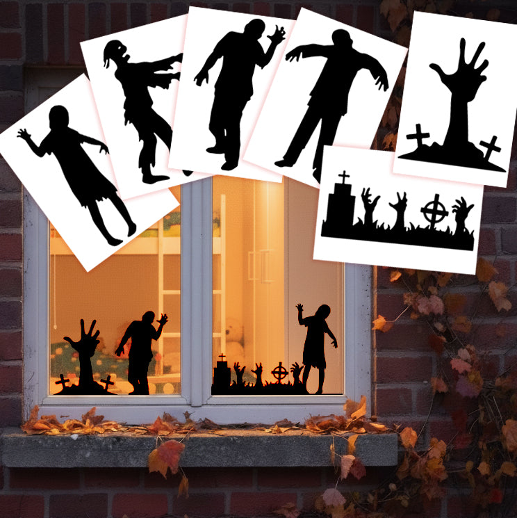 Halloweeni matricaszett  - Zombik