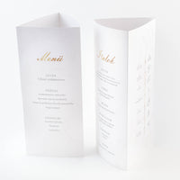 "Aranyszirom" menükártya