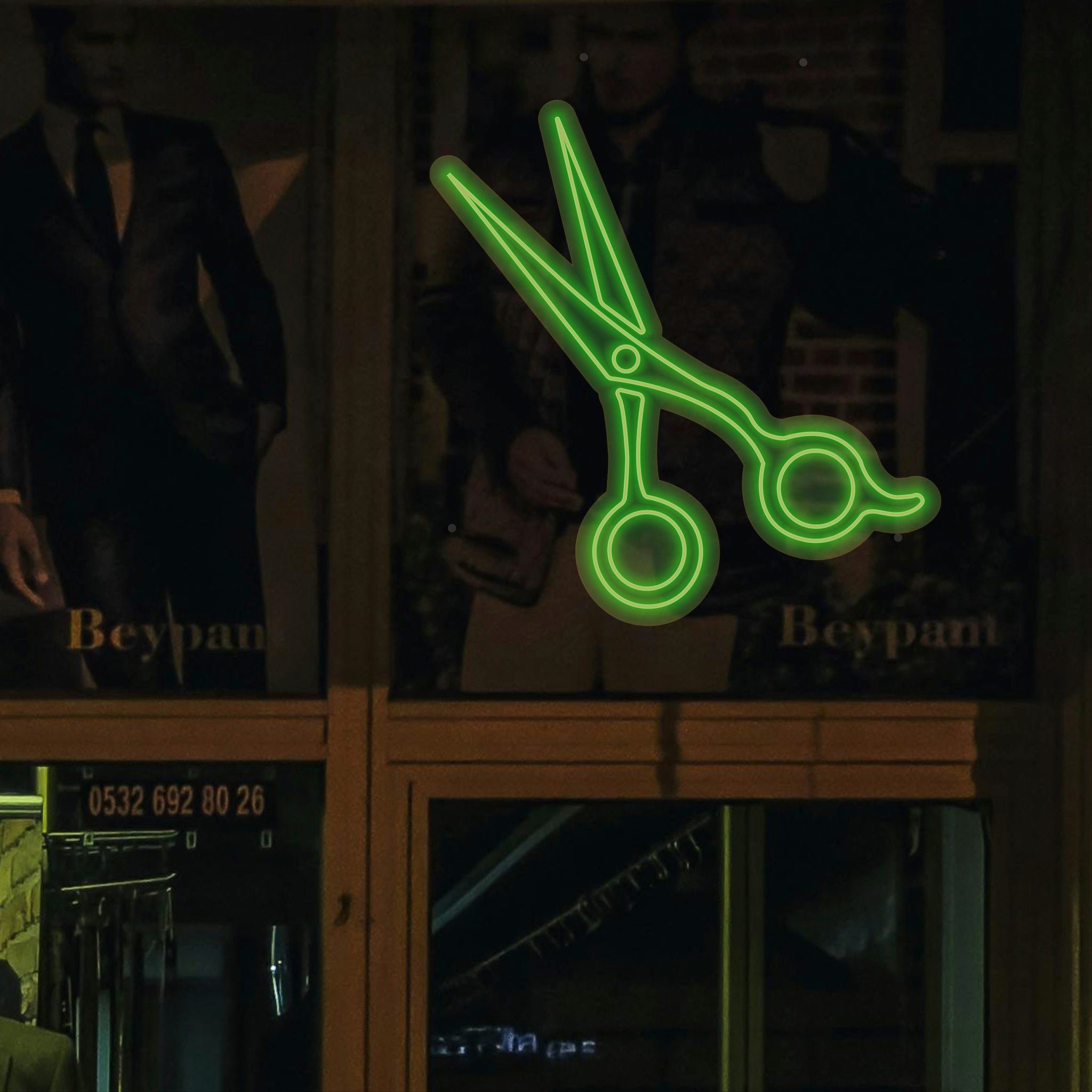 Scissors neon