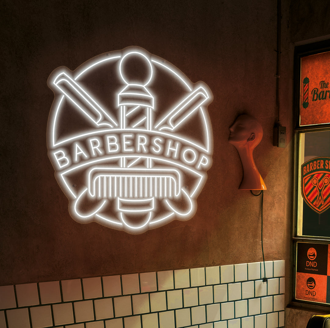 Barbershop neon