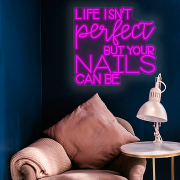 Life isn't perfect neon