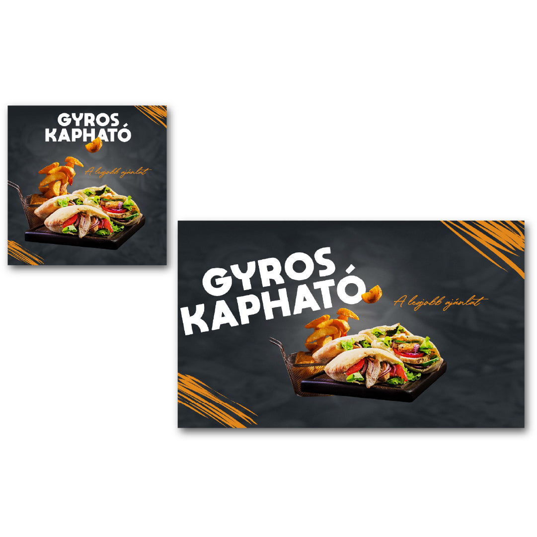 Reklámtábla - Gyros