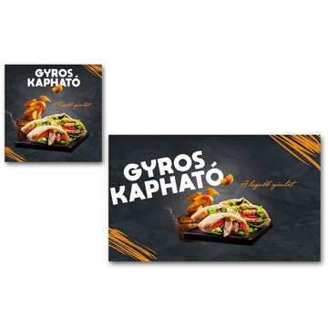 Reklámtábla - Gyros