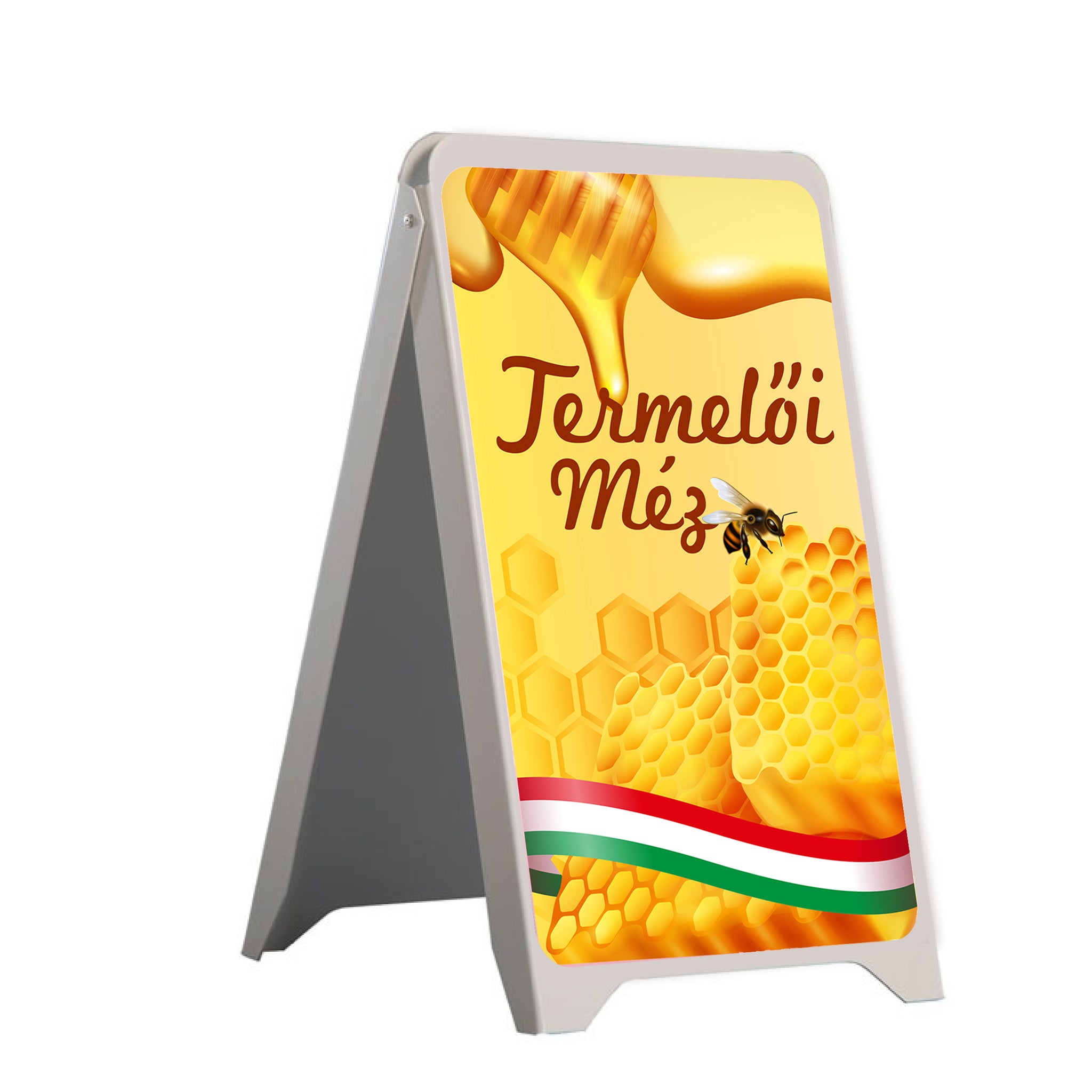 Termelői méz megállítótábla