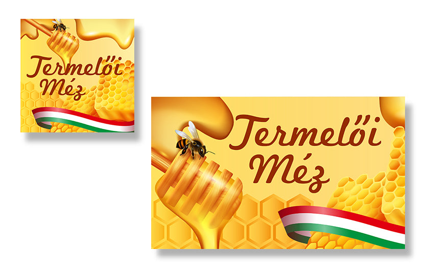 Reklámtábla - Termelői méz