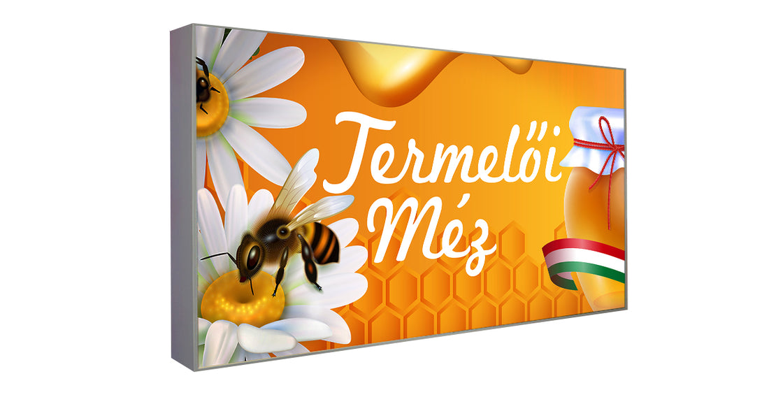 Világító textilbox - Termelői méz