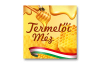 Világító textilbox - Méz