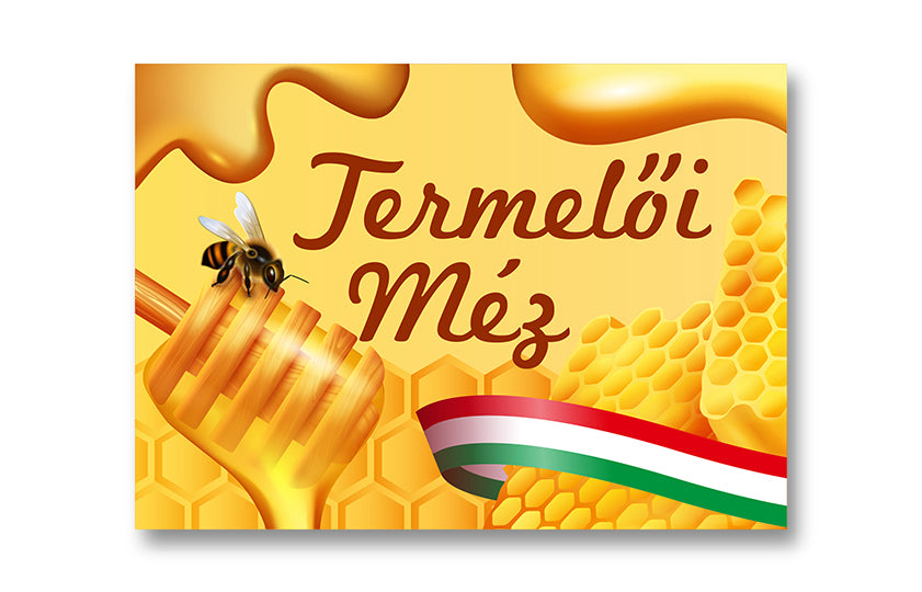 Világító textilbox - Méz
