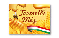 Világító textilbox - Méz