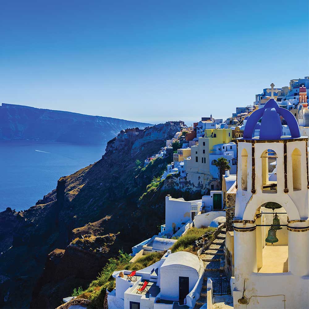 SANTORINI SZIGETCSOPORT POSZTERTAPÉTA