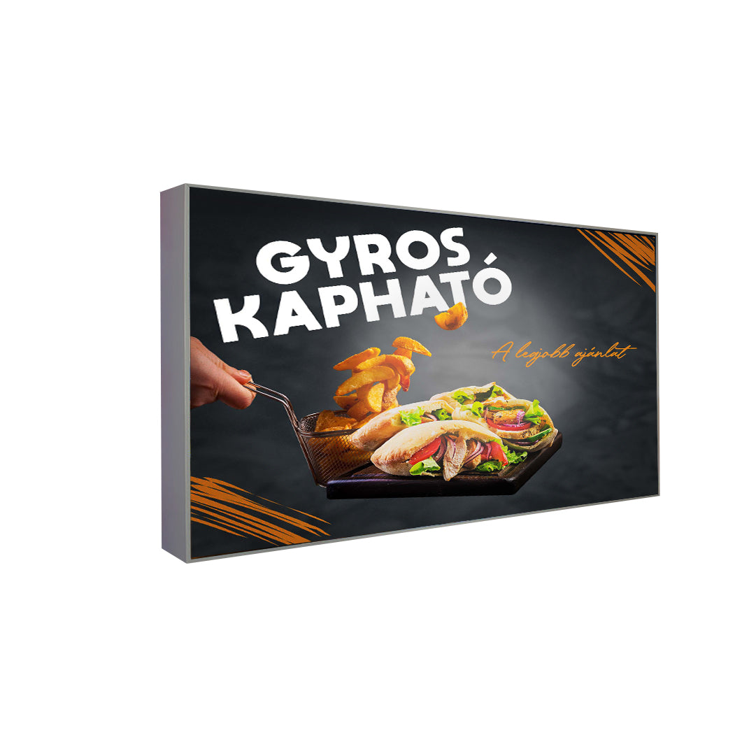 2 oldalas világító textilbox – Gyros