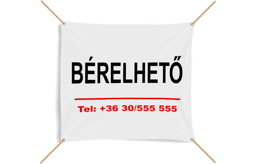 "Bérelhető" molinó