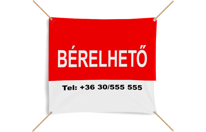 "Bérelhető" molinó