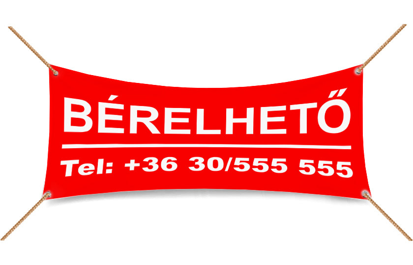 "Bérelhető" molinó