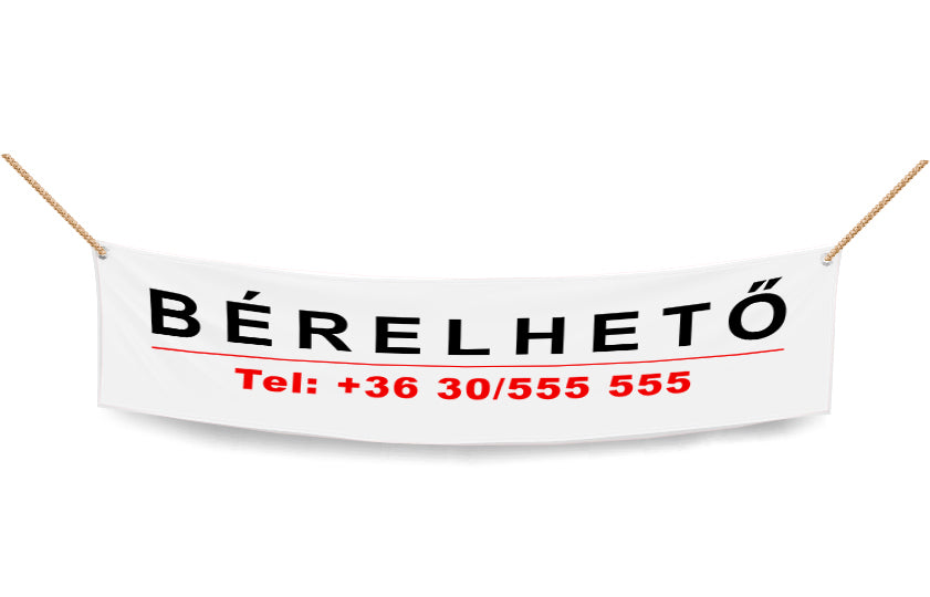 "Bérelhető" molinó