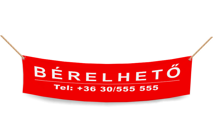 "Bérelhető" molinó