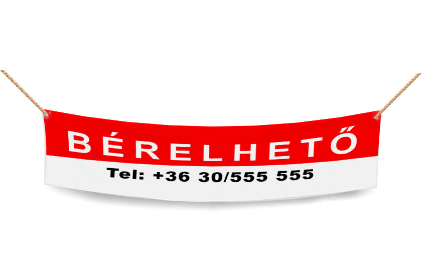 "Bérelhető" molinó