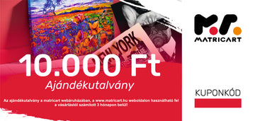 AJÁNDÉKUTALVÁNY 10.000,- FT