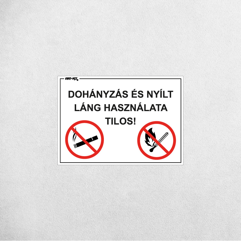 DOHÁNYZÁS ÉS NYÍLT LÁNG