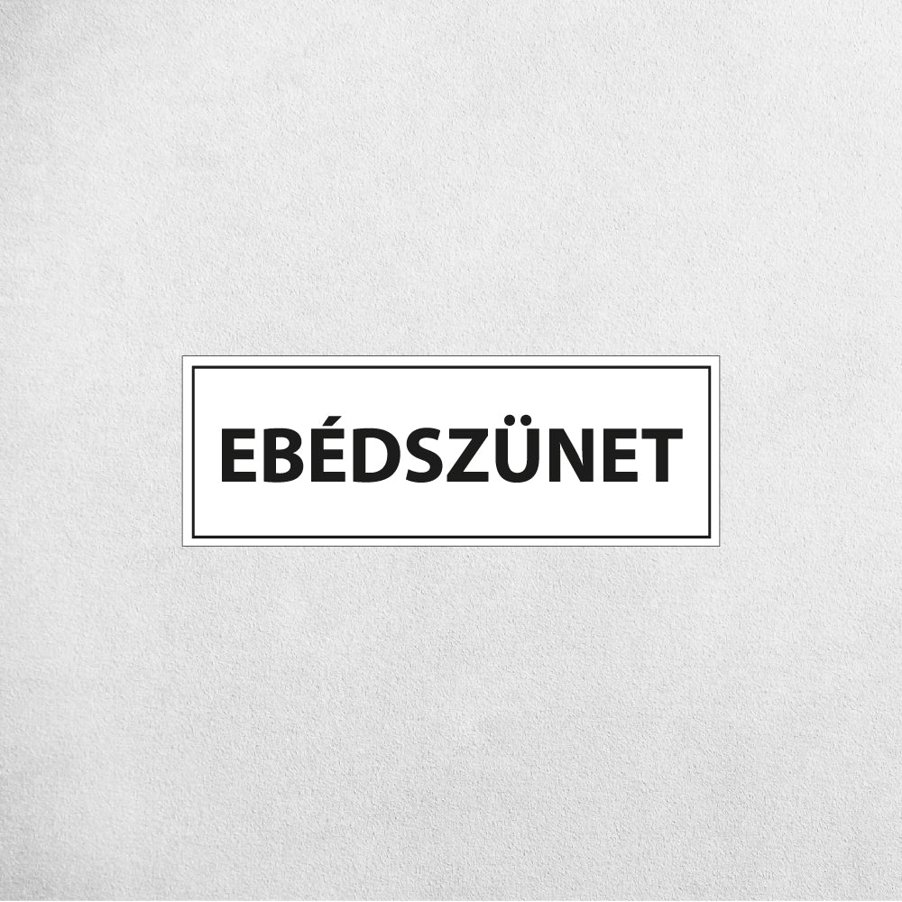 EBÉDSZÜNET