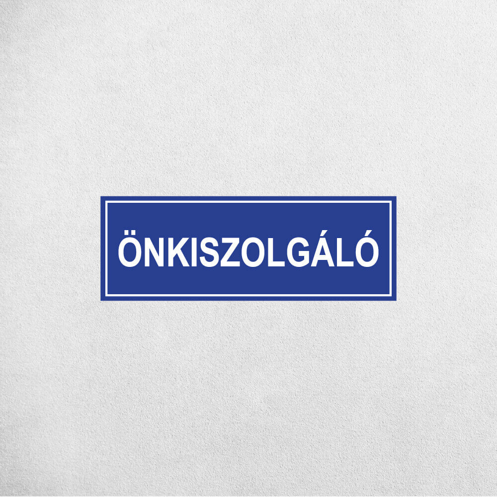 ÖNKISZOLGÁLÓ