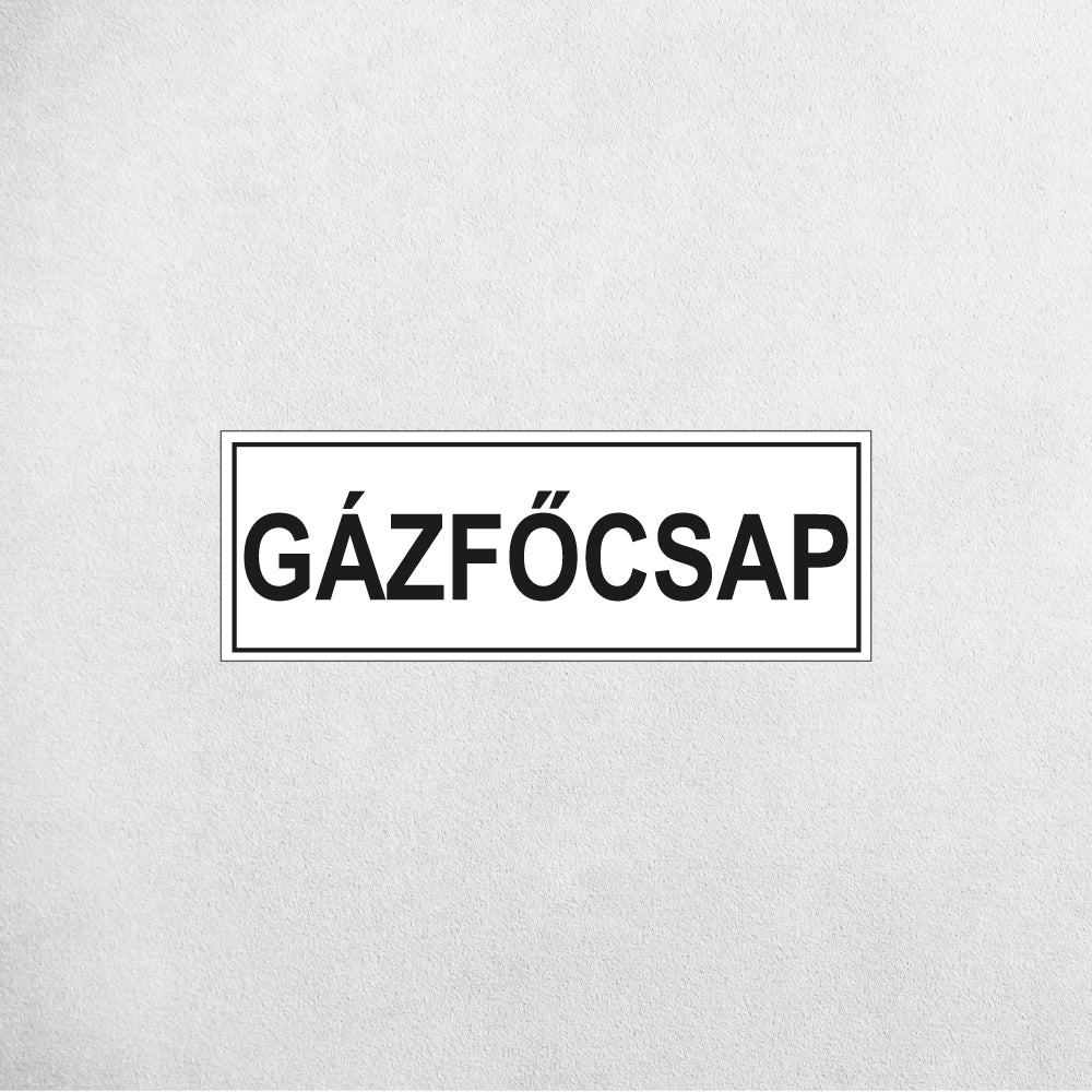 GÁZFŐCSAP