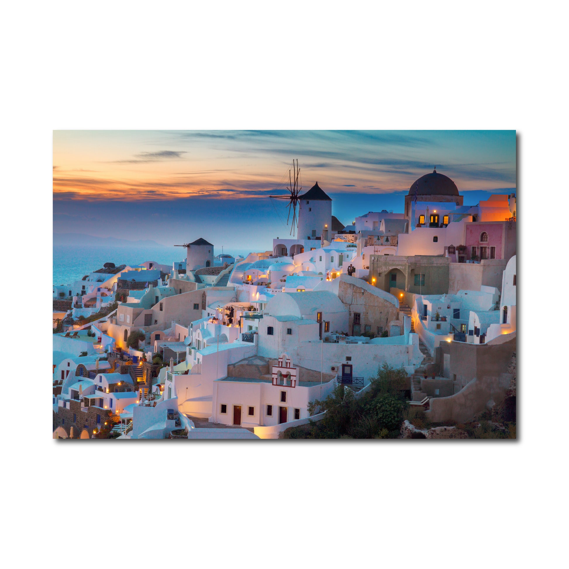 Santorini falikép