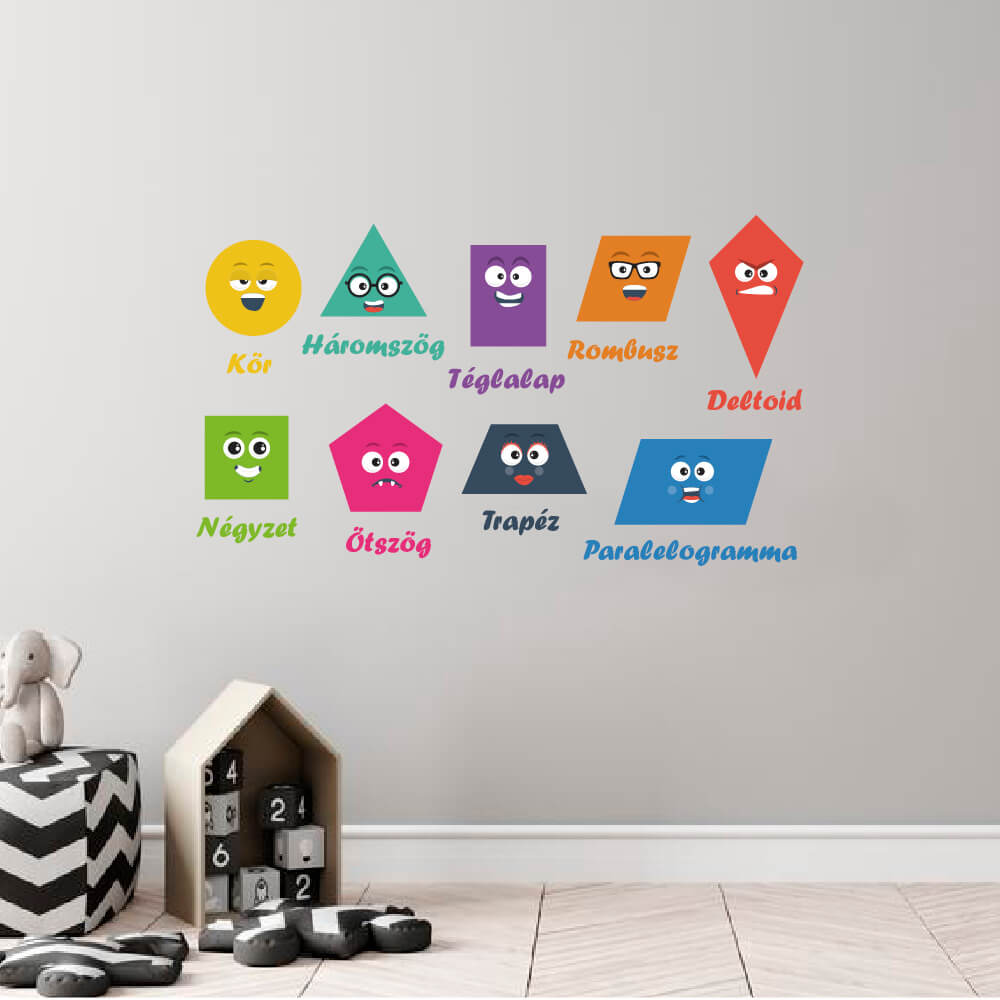 GEOMETRIAI FORMÁK FALMATRICA