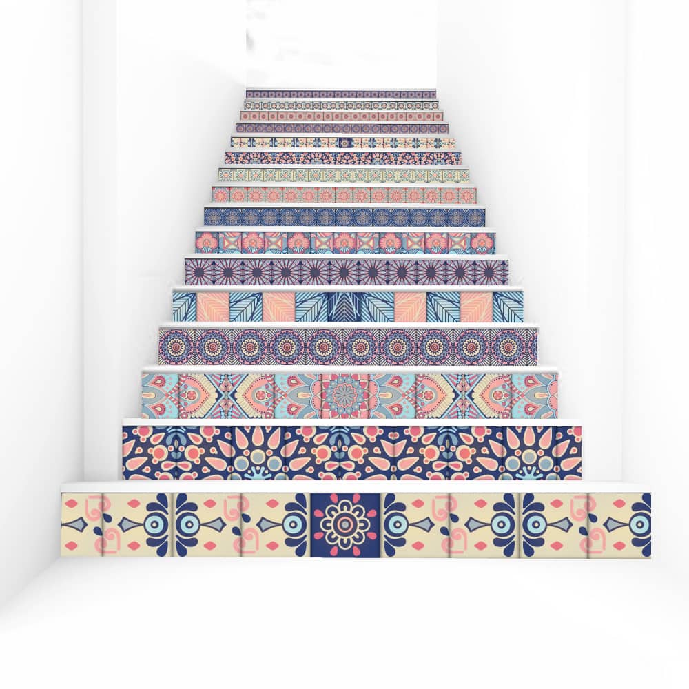 VINTAGE MINTÁZAT LÉPCSŐ MATRICA