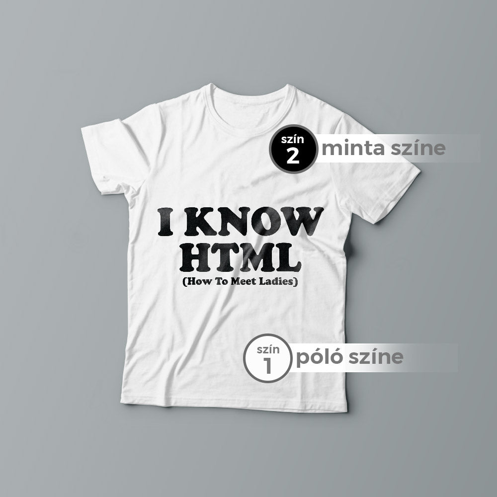 I KNOW HTML - PÓLÓ